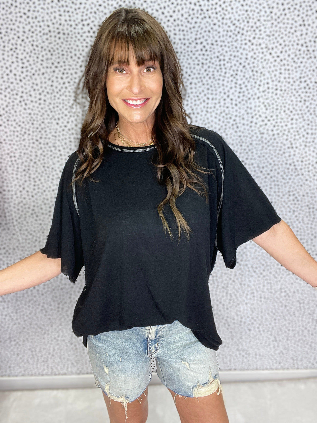 POL Very True Round Neck Short Sleeve Top In 4 Colors