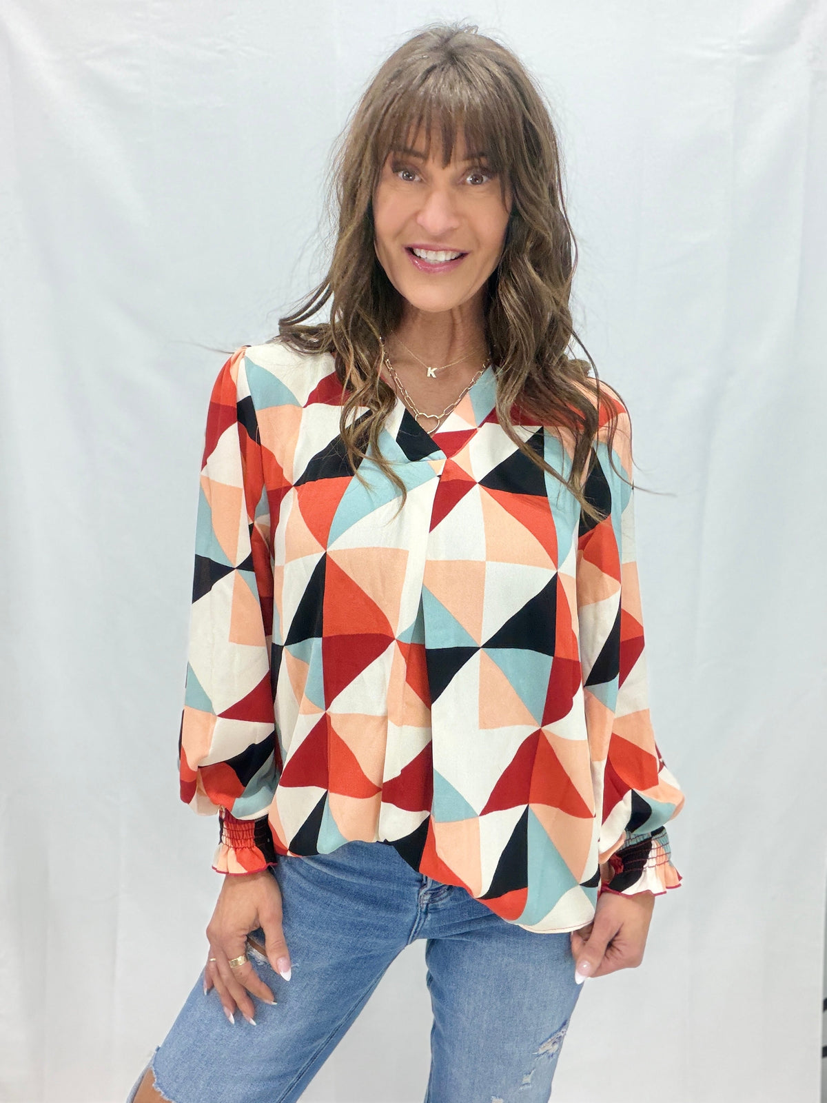 Mosaic Moment Blouse *Final Sale*