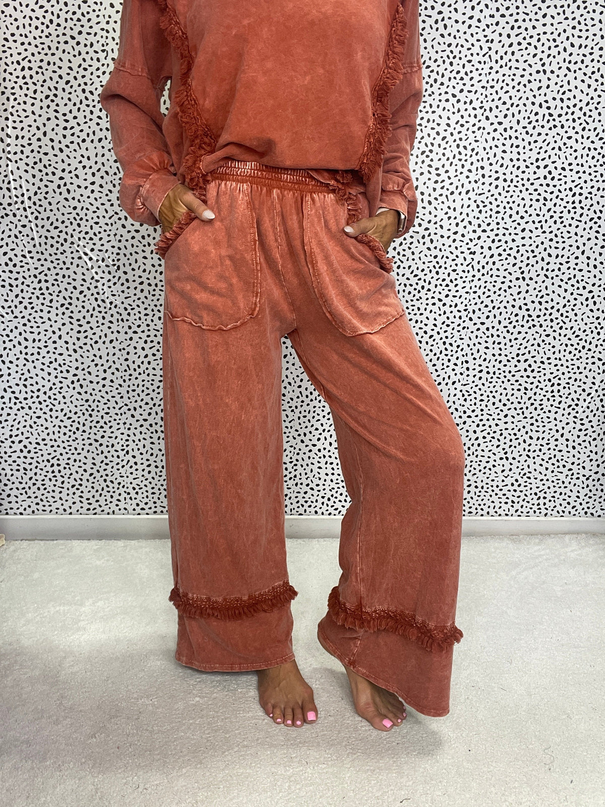 The Boho Bloom Lounge Pants In 4 Colors *Final Sale*