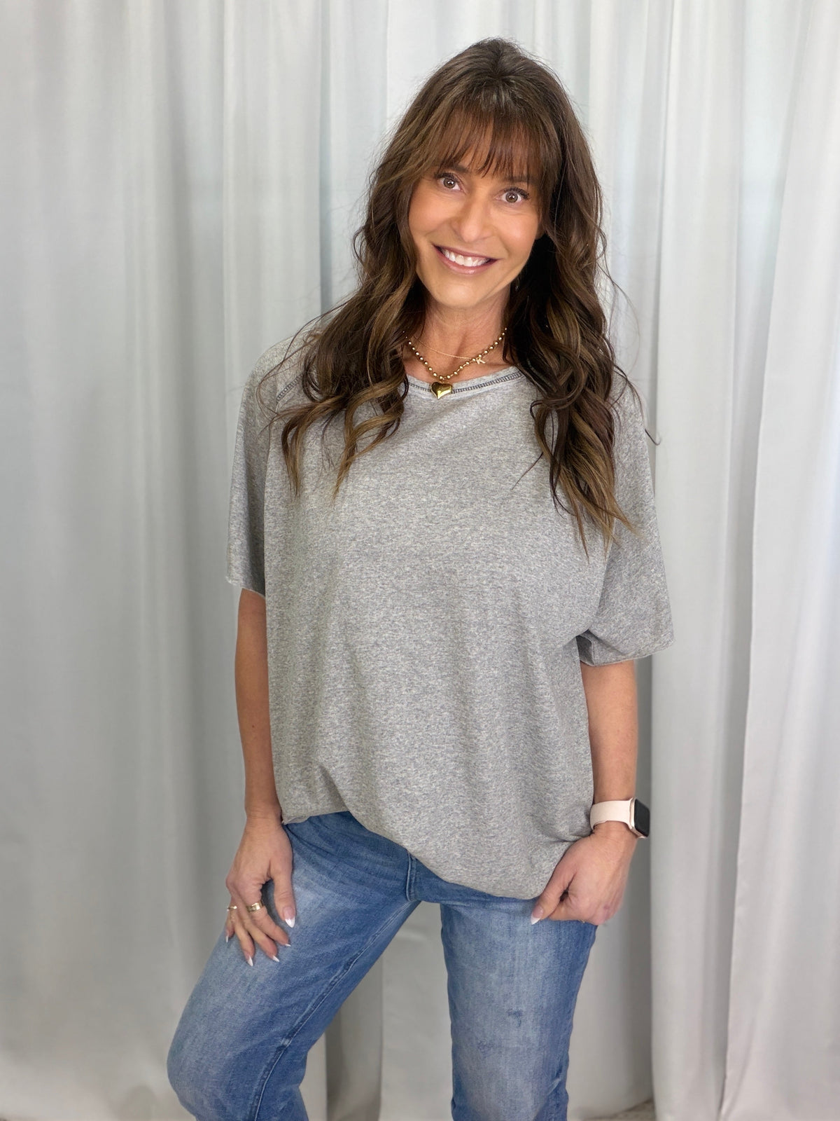 POL Very True Round Neck Short Sleeve Top In 4 Colors
