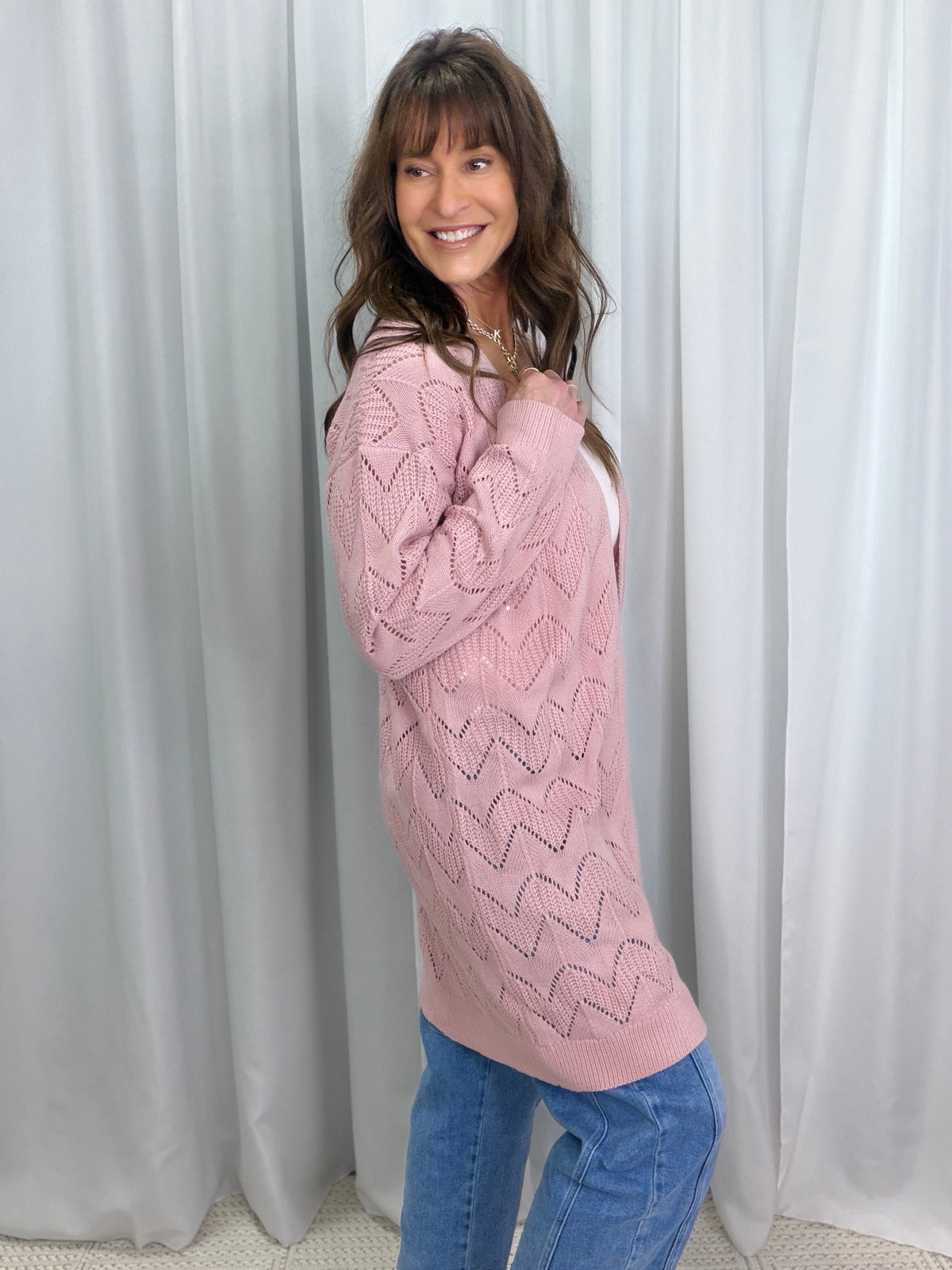 Blushing With Confidence Cardigan *Final Sale*
