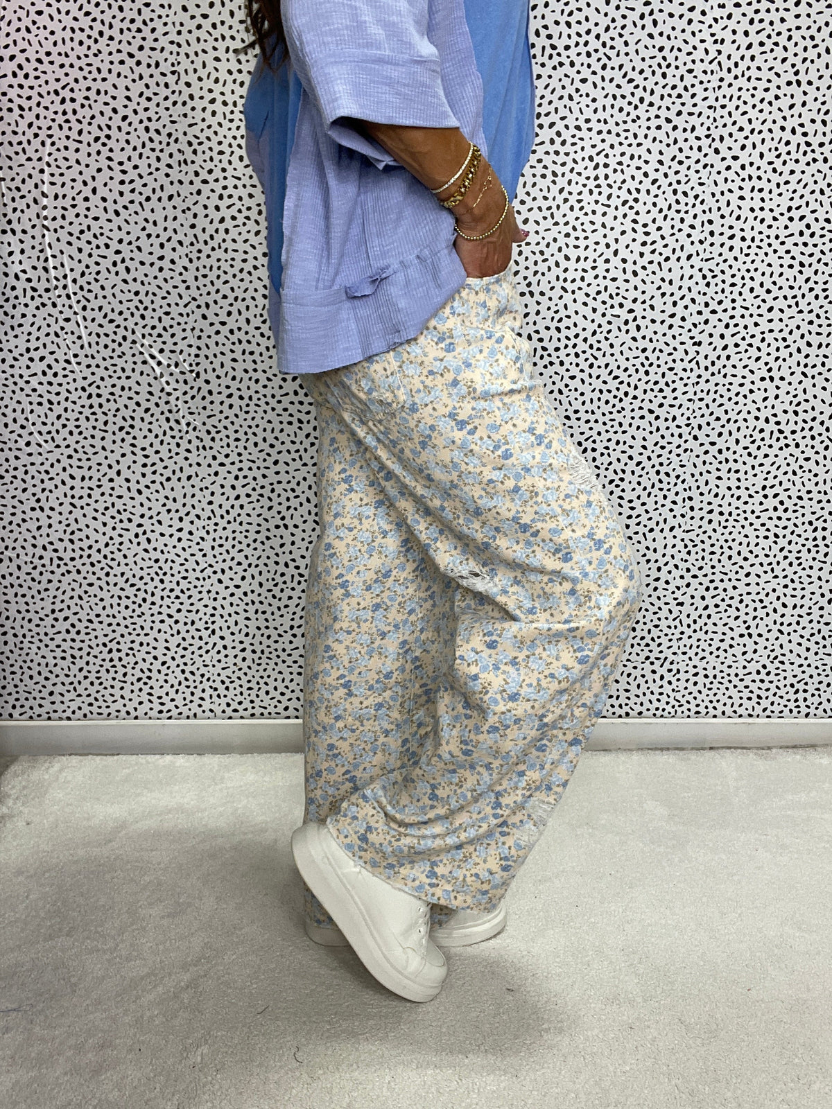 Pol Floral Everyday Edge Pants *Final Sale*