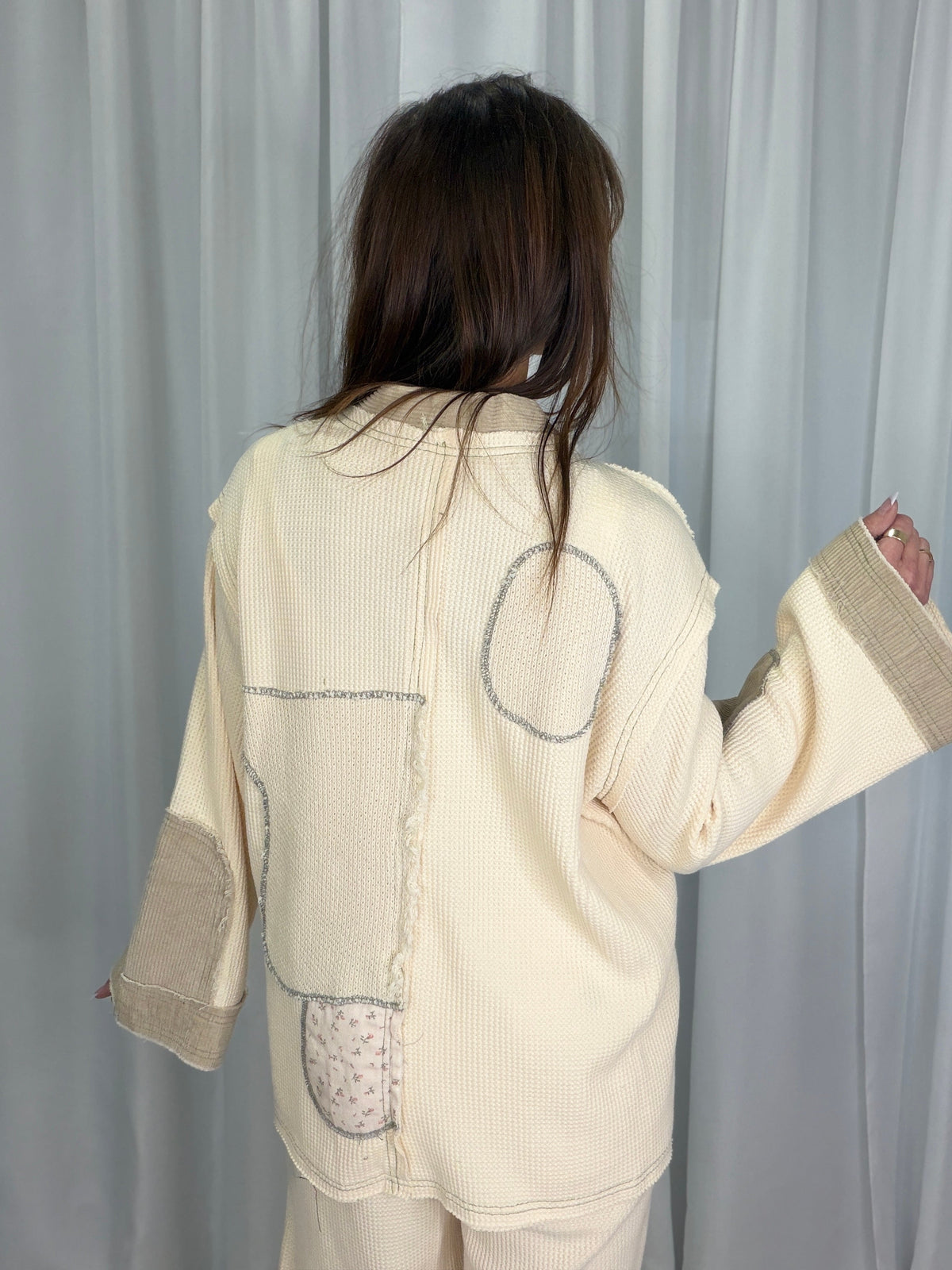 Pol Patch Detail Cardigan In 2 Colors