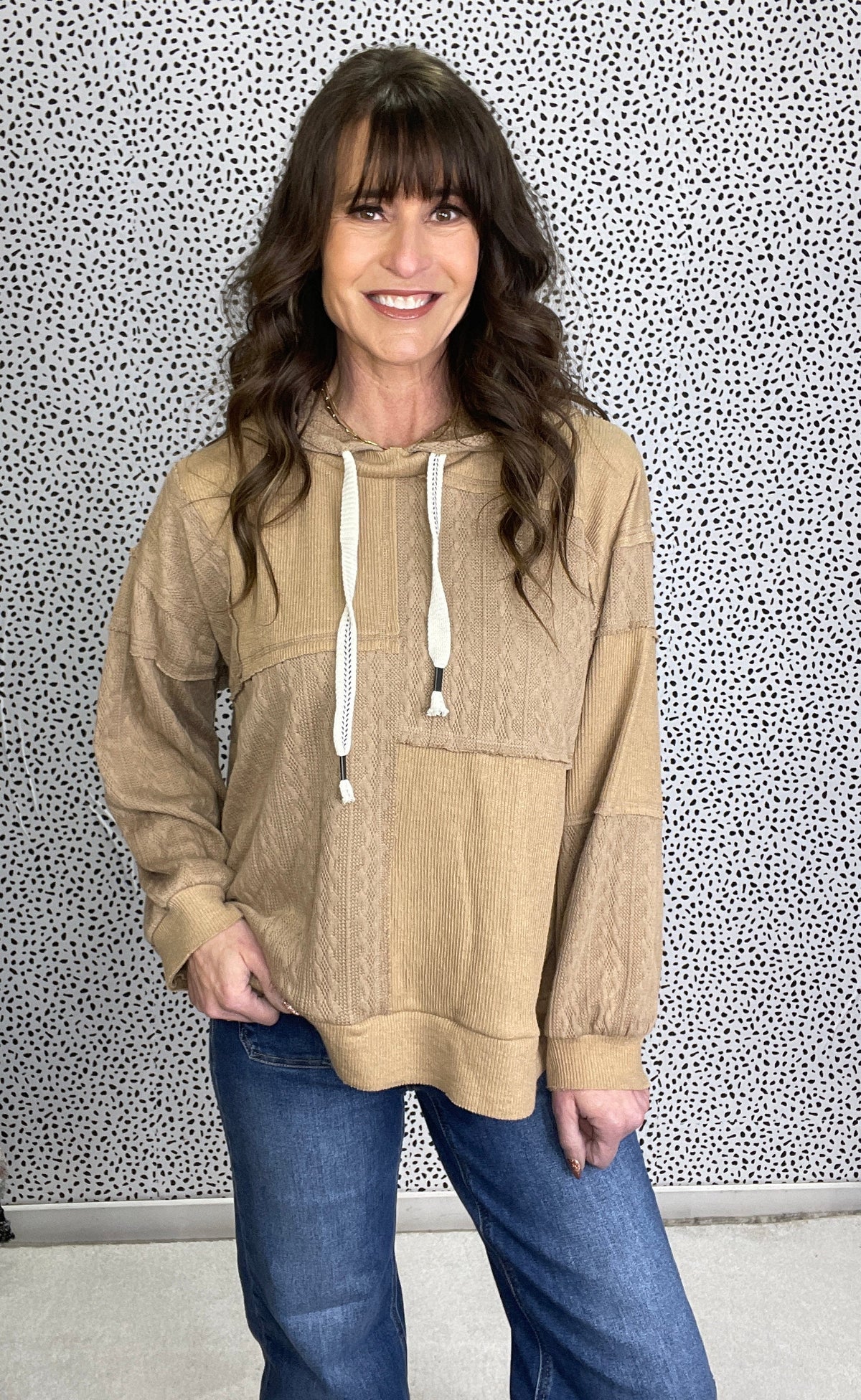 POL You Go First Balloon Sleeve Hoodie In 2 Colors *Final Sale*