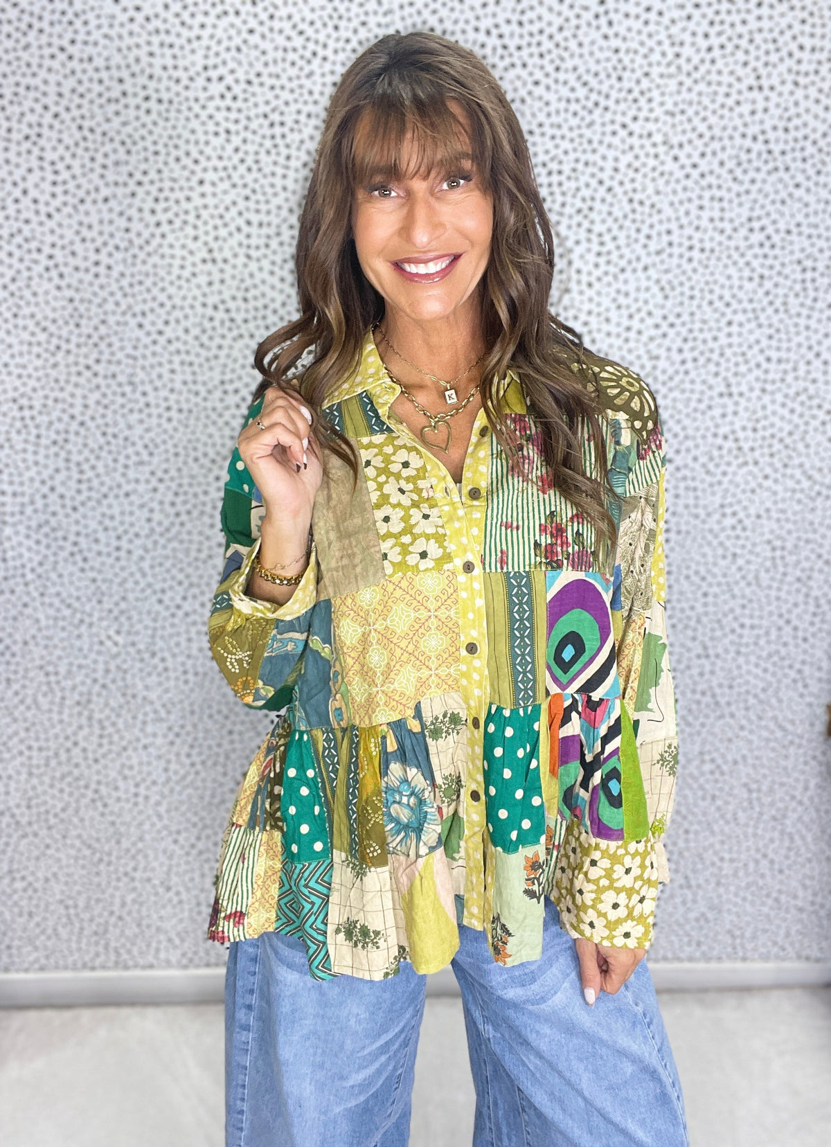 Boho Mosaic Patchwork Jacket