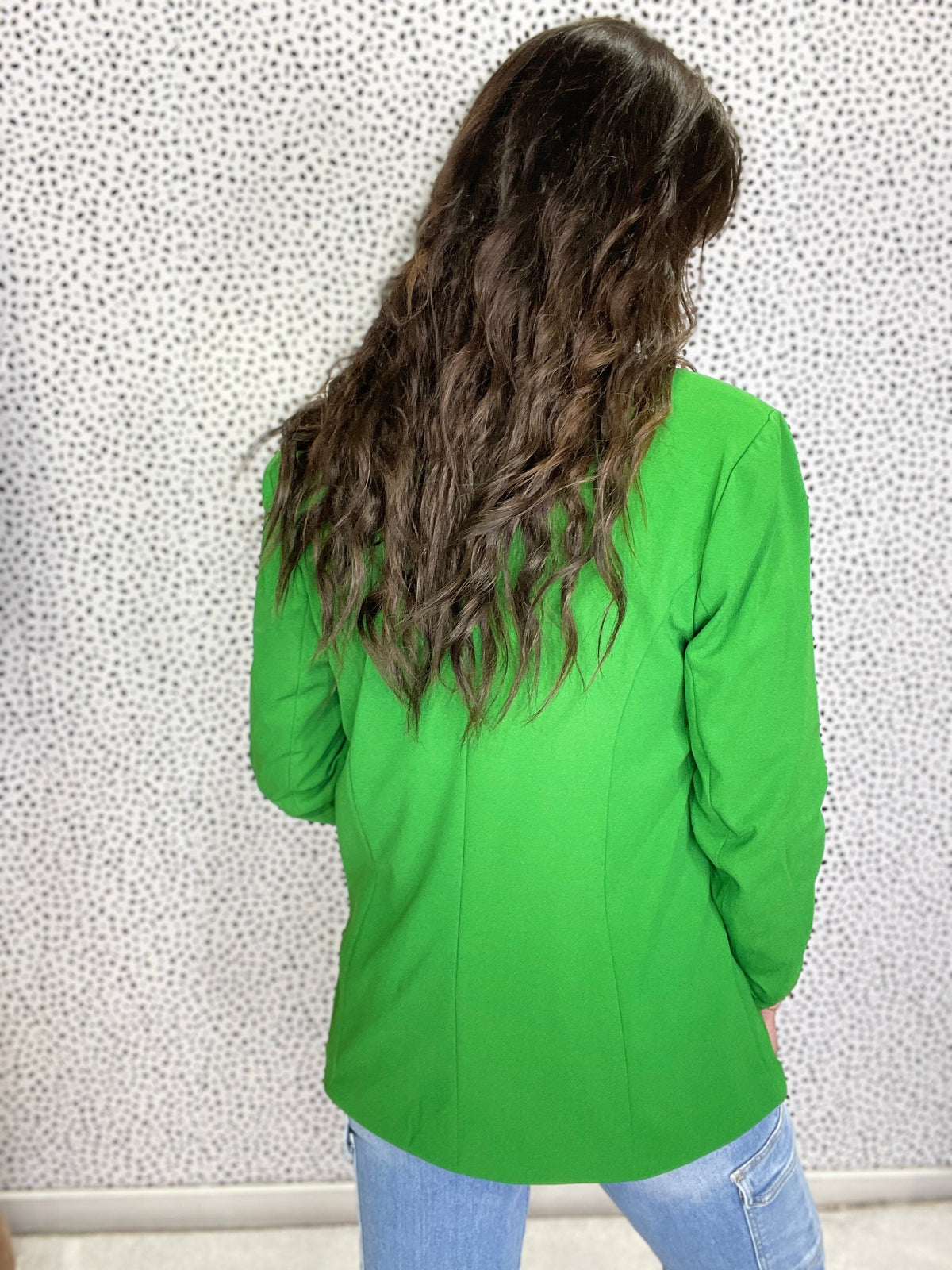 Out Of My Way Scrunch Sleeve Blazer In 3 Colors