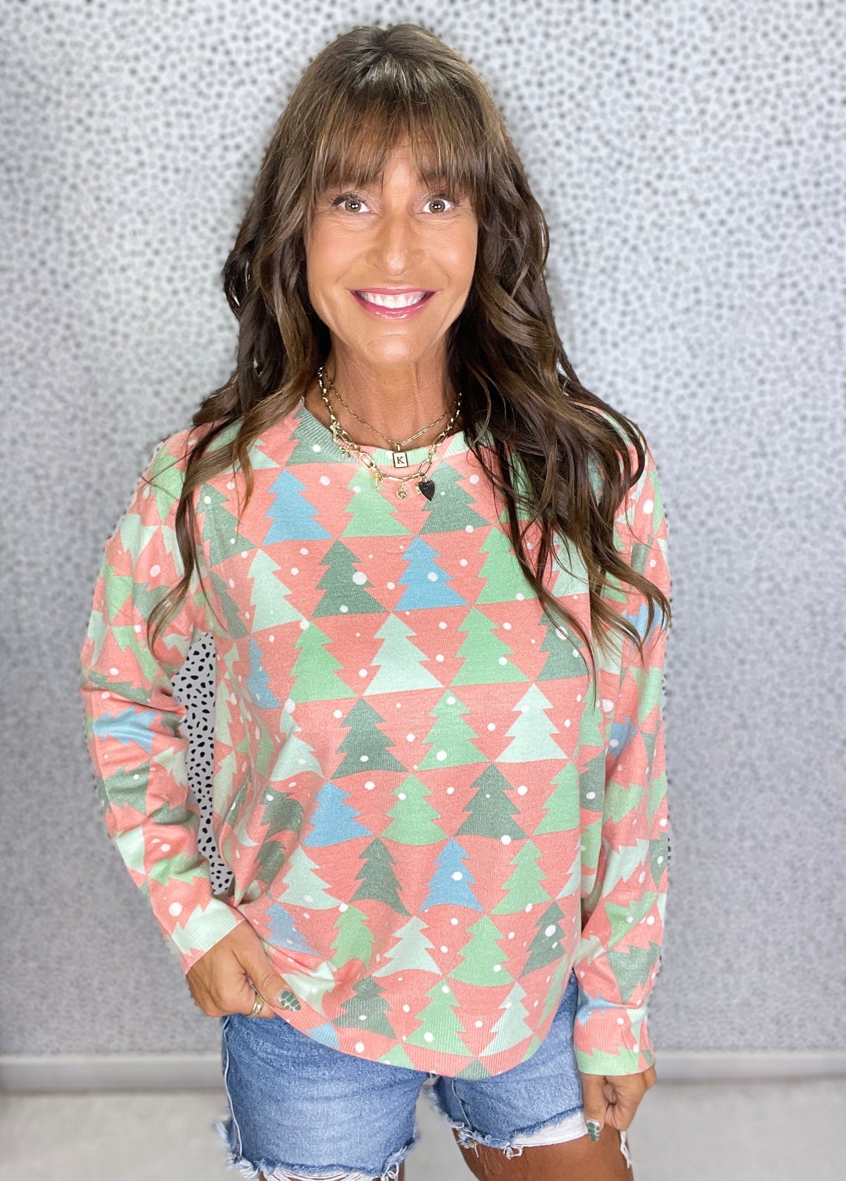 Tree Time Long Sleeve Sweater *Final Sale*