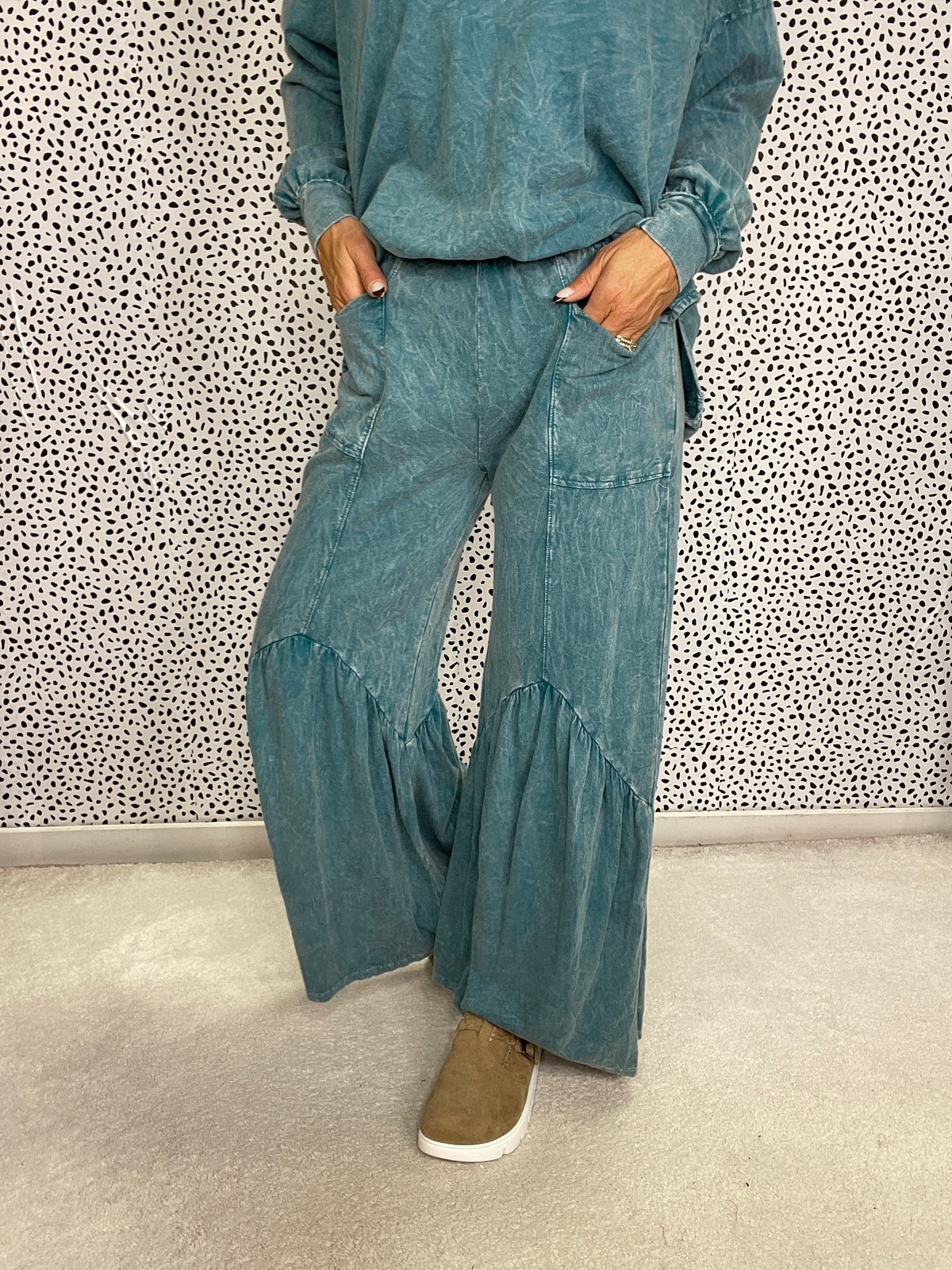 Looking To You Wide Flare Pants In 4 Colors