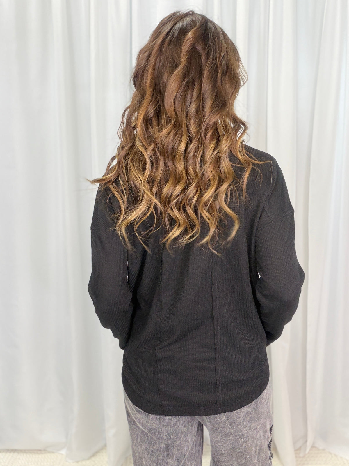 Henley Button Front Casual Days Top In Multiple Colors *Final Sale*