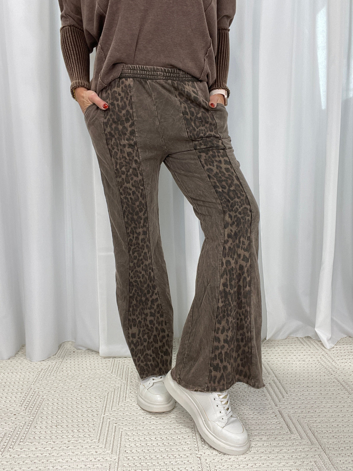 Highly Anticipated Cheetah Print Flare Pants In 3 Colors
