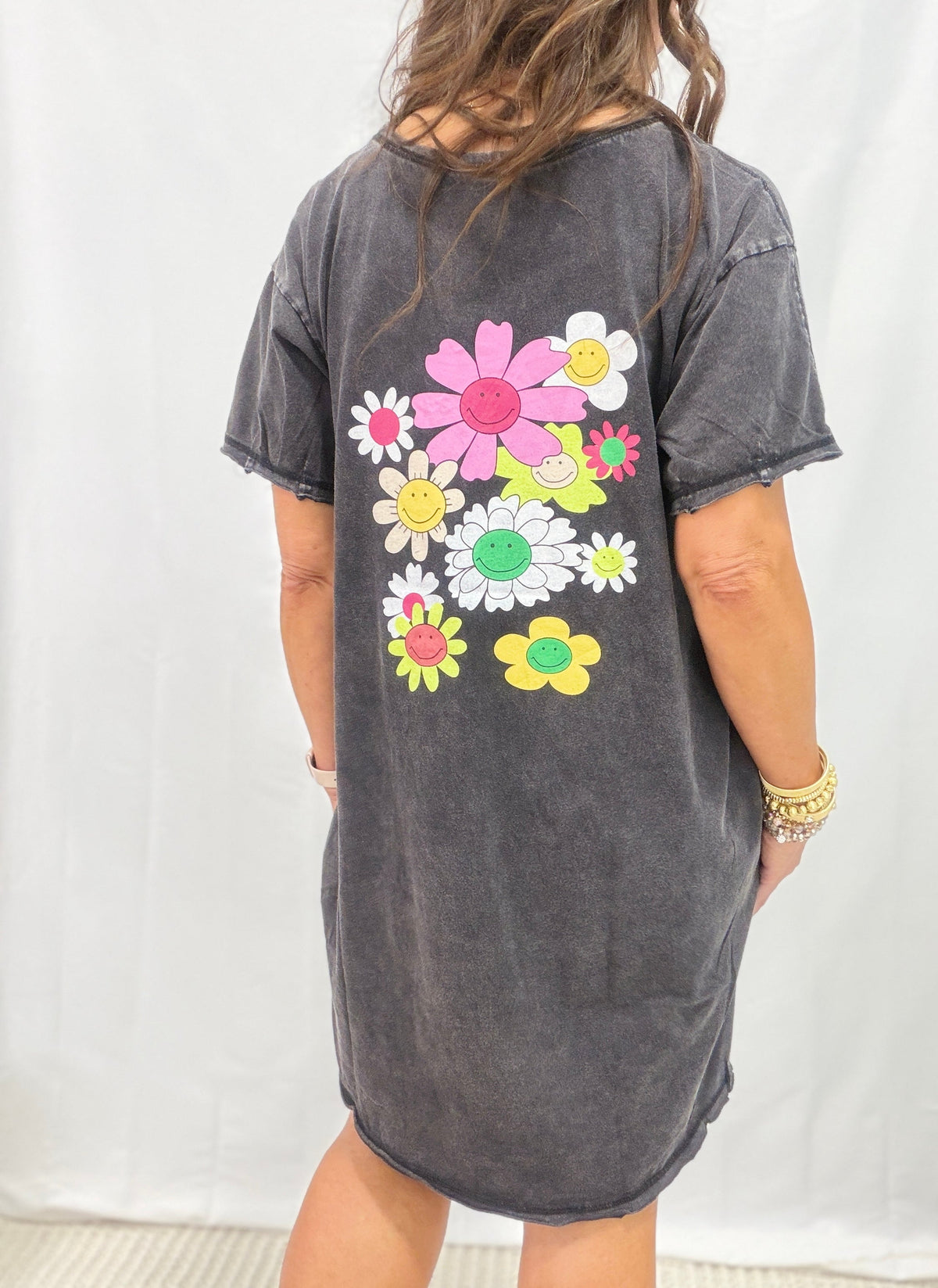 Just A Little Extra Floral Print Tunic Dress In 3 Colors