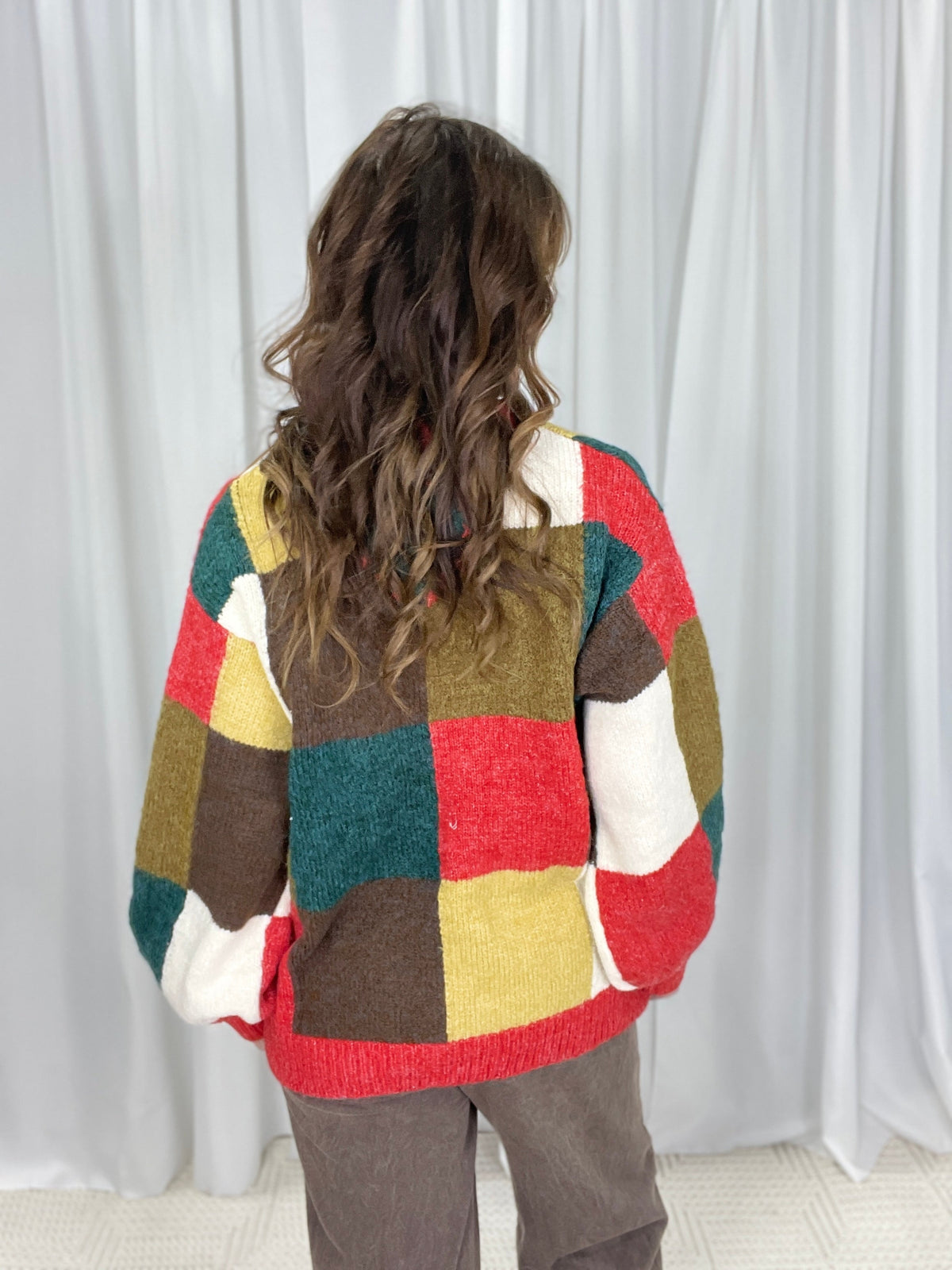 POL Just Perfect Balloon Sleeve Sweater In Red *Final Sale*