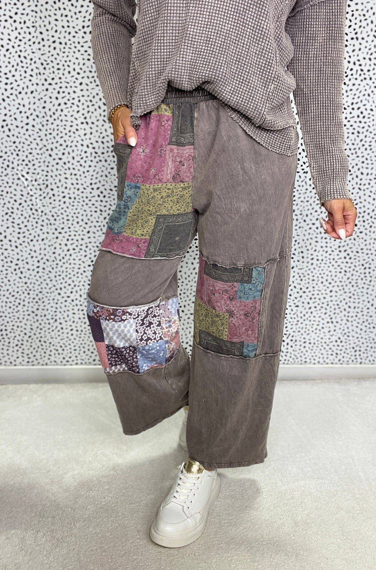 Bandana Dreams Patchwork Pants In 3 Colors