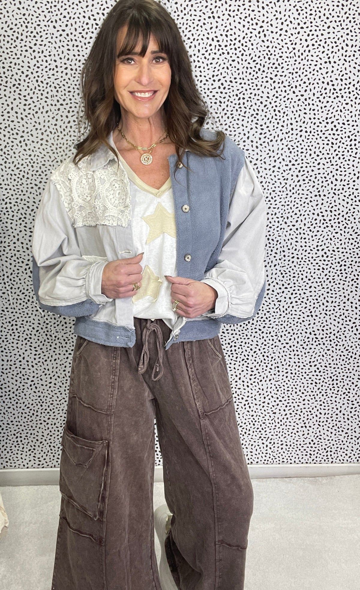 POL Faint Moonlight Crochet Detail Jacket In 3 Colors *Final Sale*
