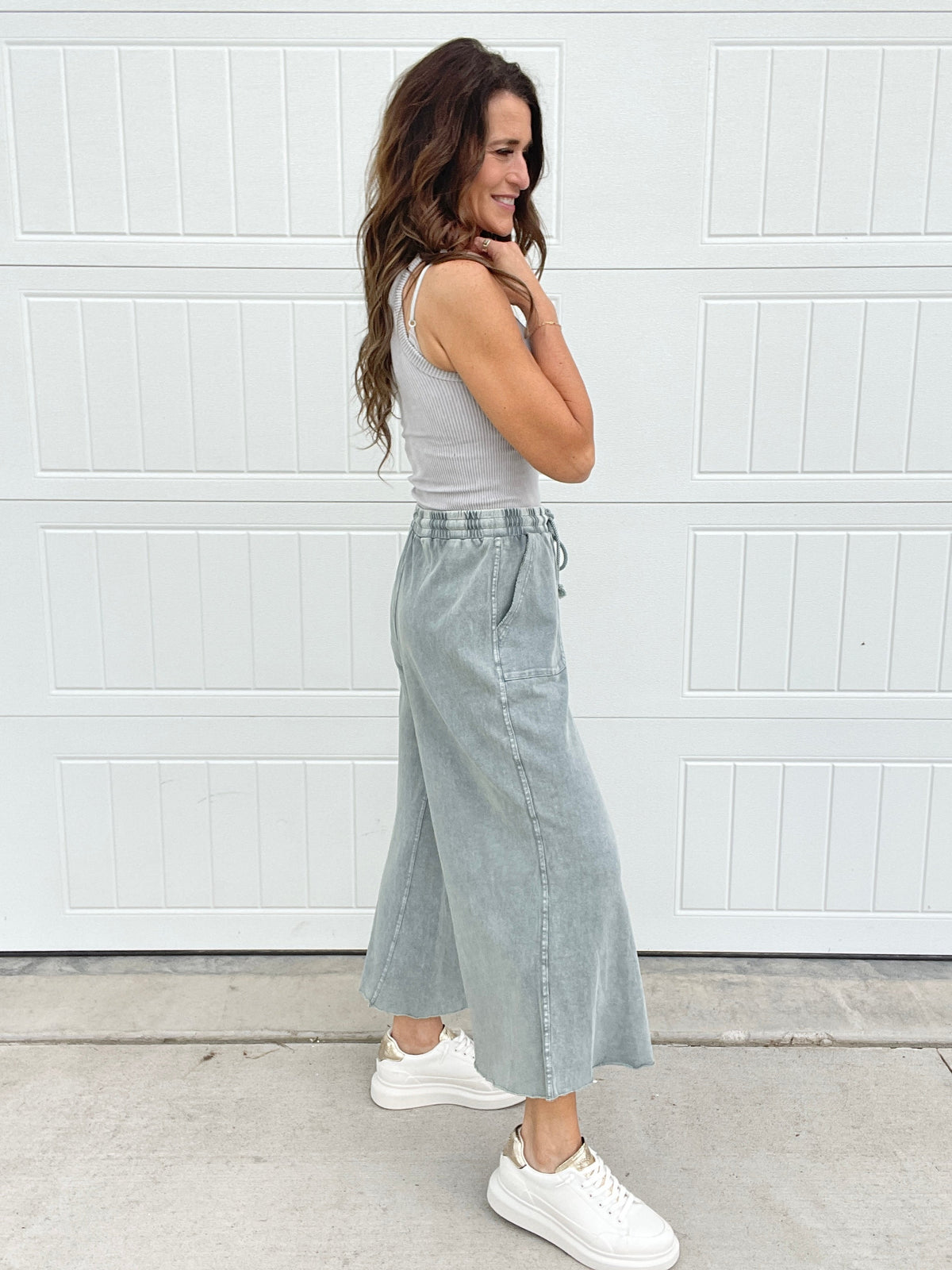 Write A Song Terry Knit Pants In 4 Colors