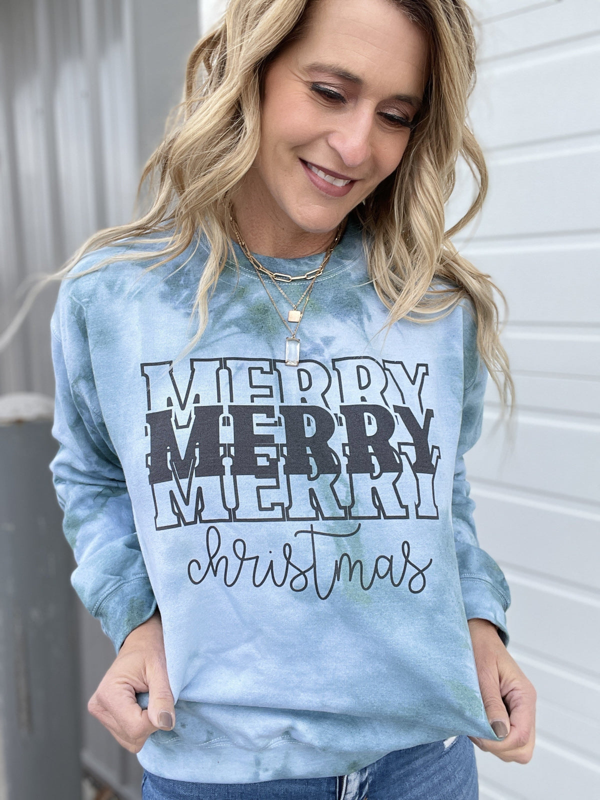 Merry Merry Merry Christmas Sweatshirt *Final Sale*