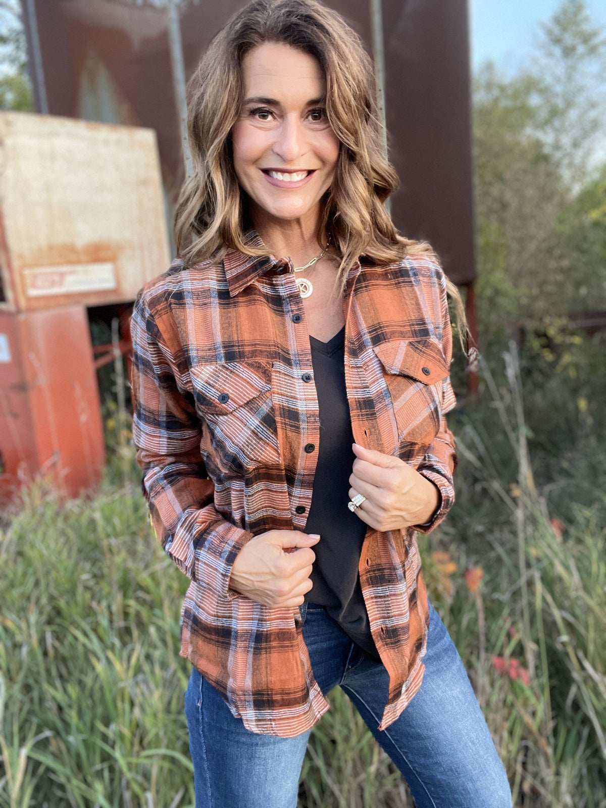 Fall Harvest Flannel Shirt