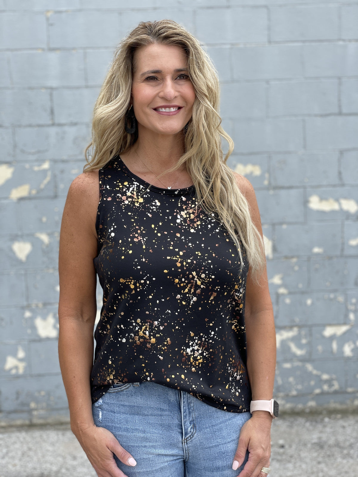 Fiona Foil Tank Top *Final Sale*