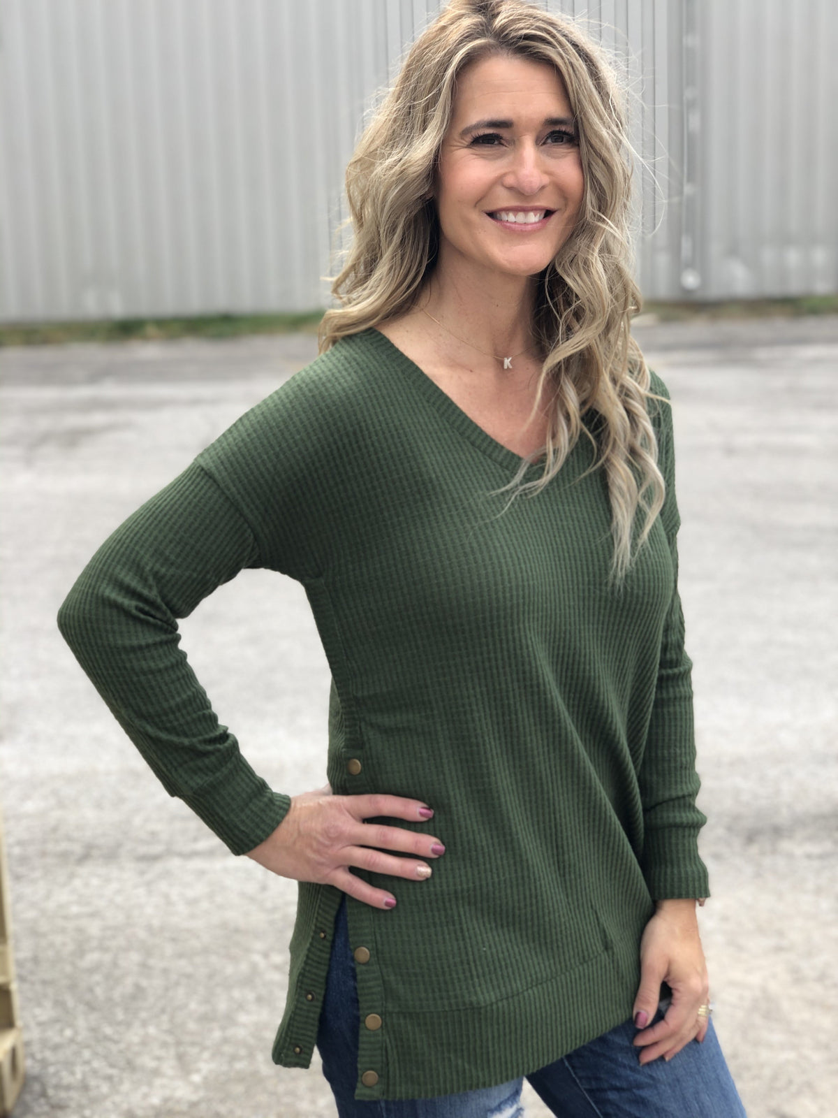Snappy Side Top in 2 Colors *Final Sale*
