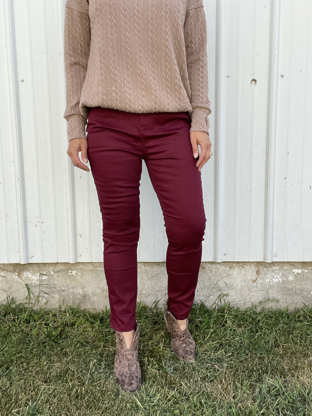 I Told You So Colored Stretch Pants *Final Sale*