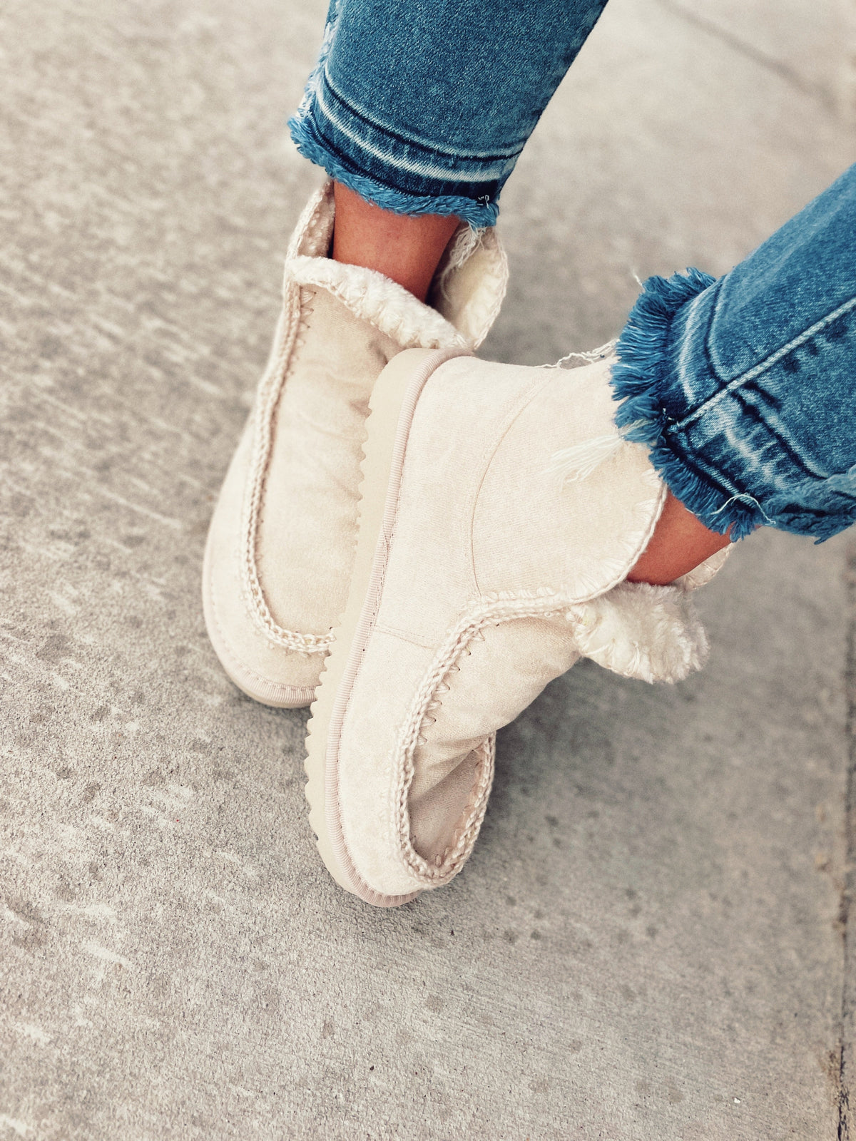 Very G Marvi Cream Utility Bootie *Final Sale*