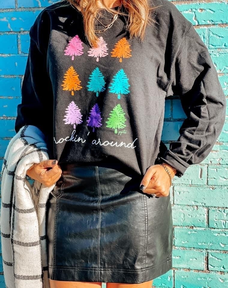 Rockin Around Christmas Tree Sweatshirt *Final Sale*