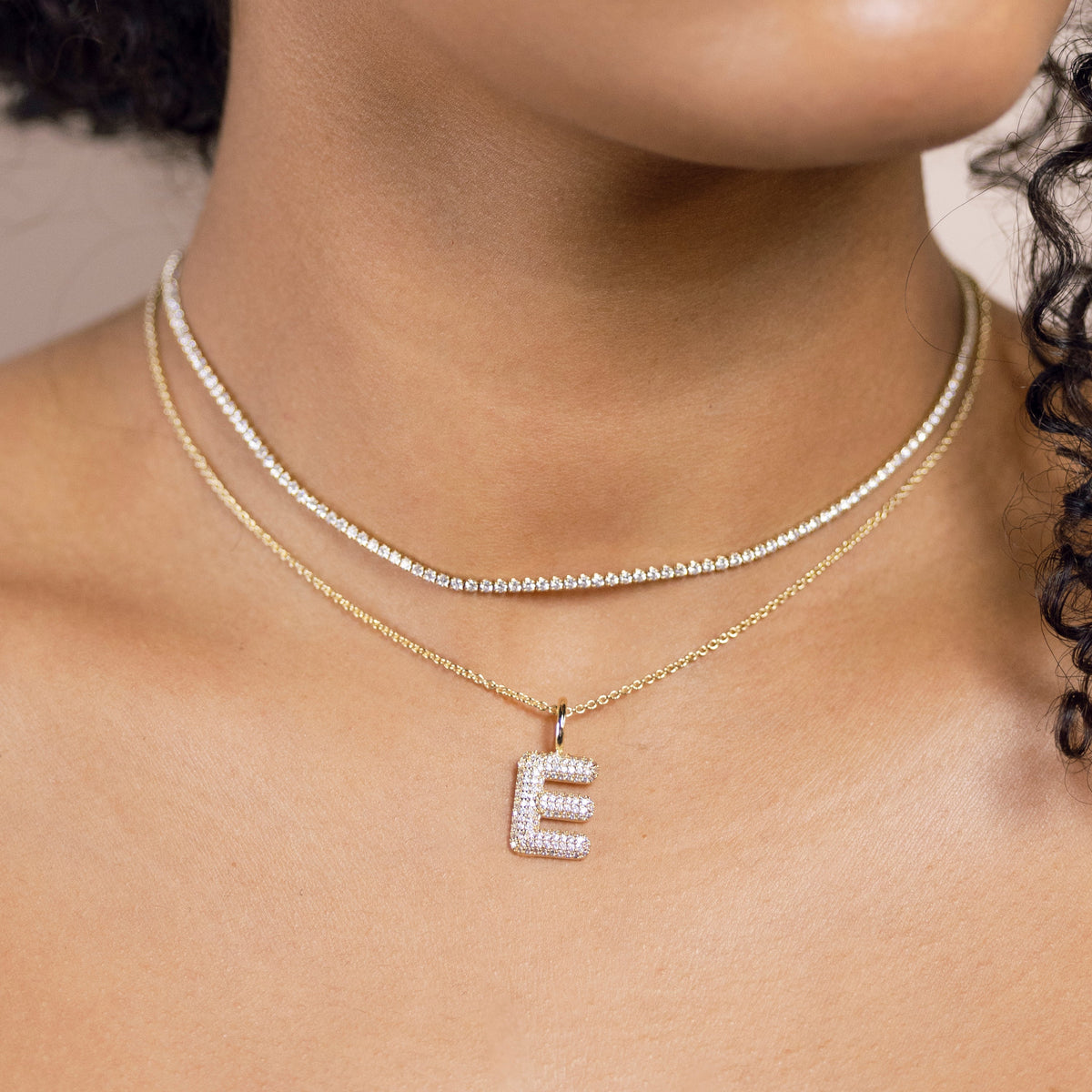 Preorder Bubble Letter Initial Charm *Final Sale*