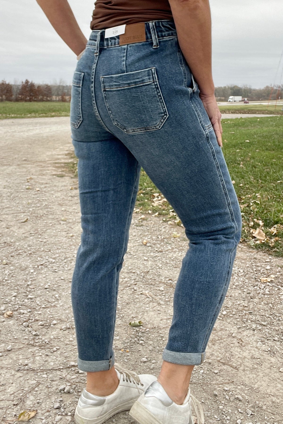 Judy Blue Paxton Denim Joggers Medium Wash