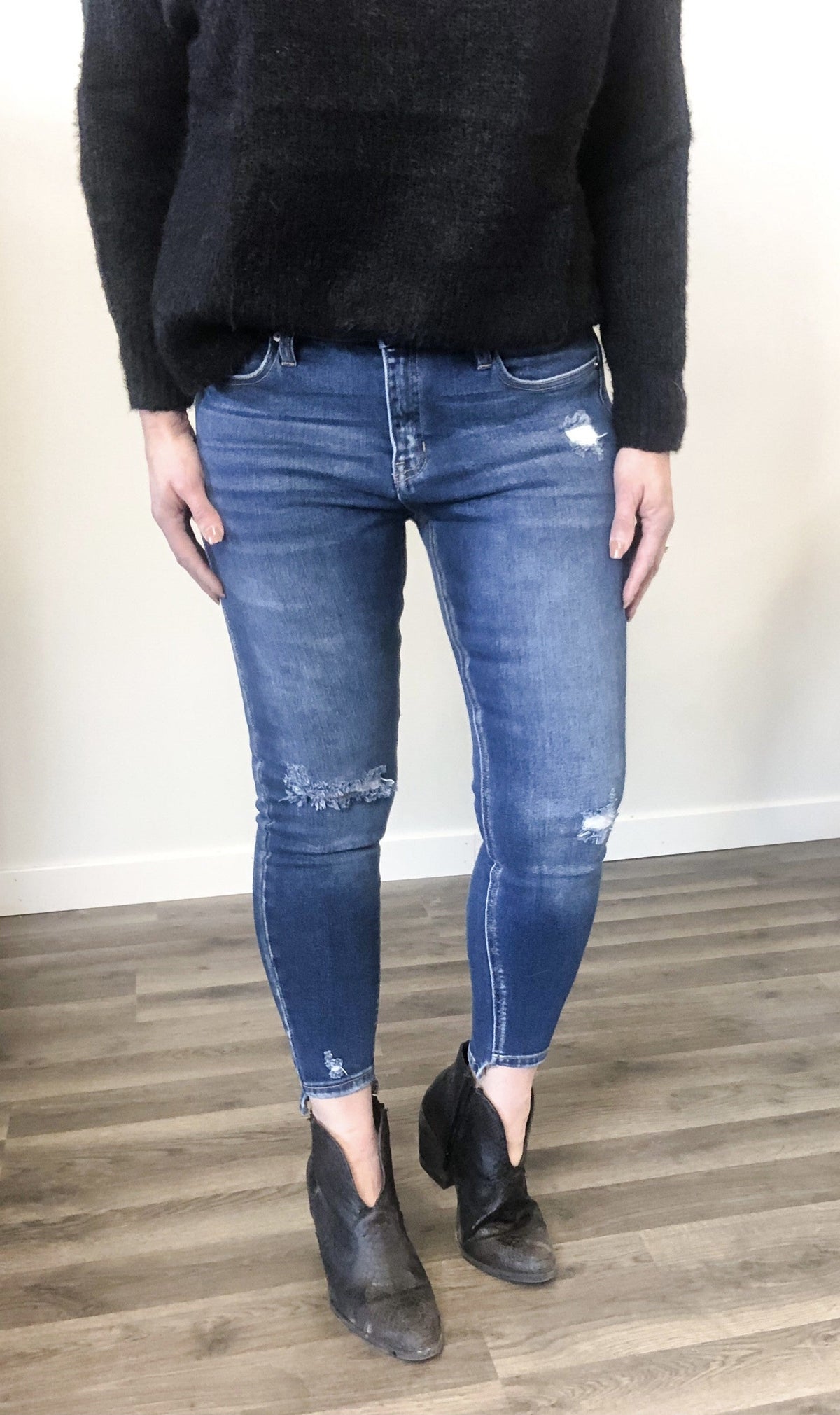 KanCan Katelynn Step Hem Mid-High Rise Jean 18M *Final Sale*