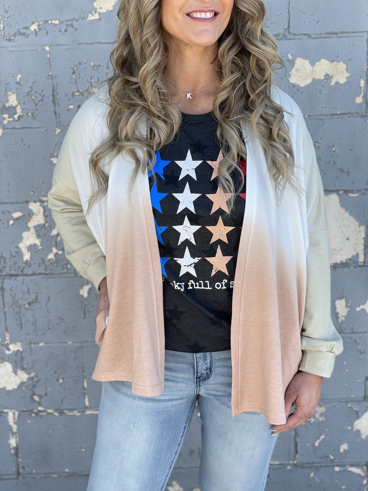 Ombre Easy Cardigan *Final Sale*