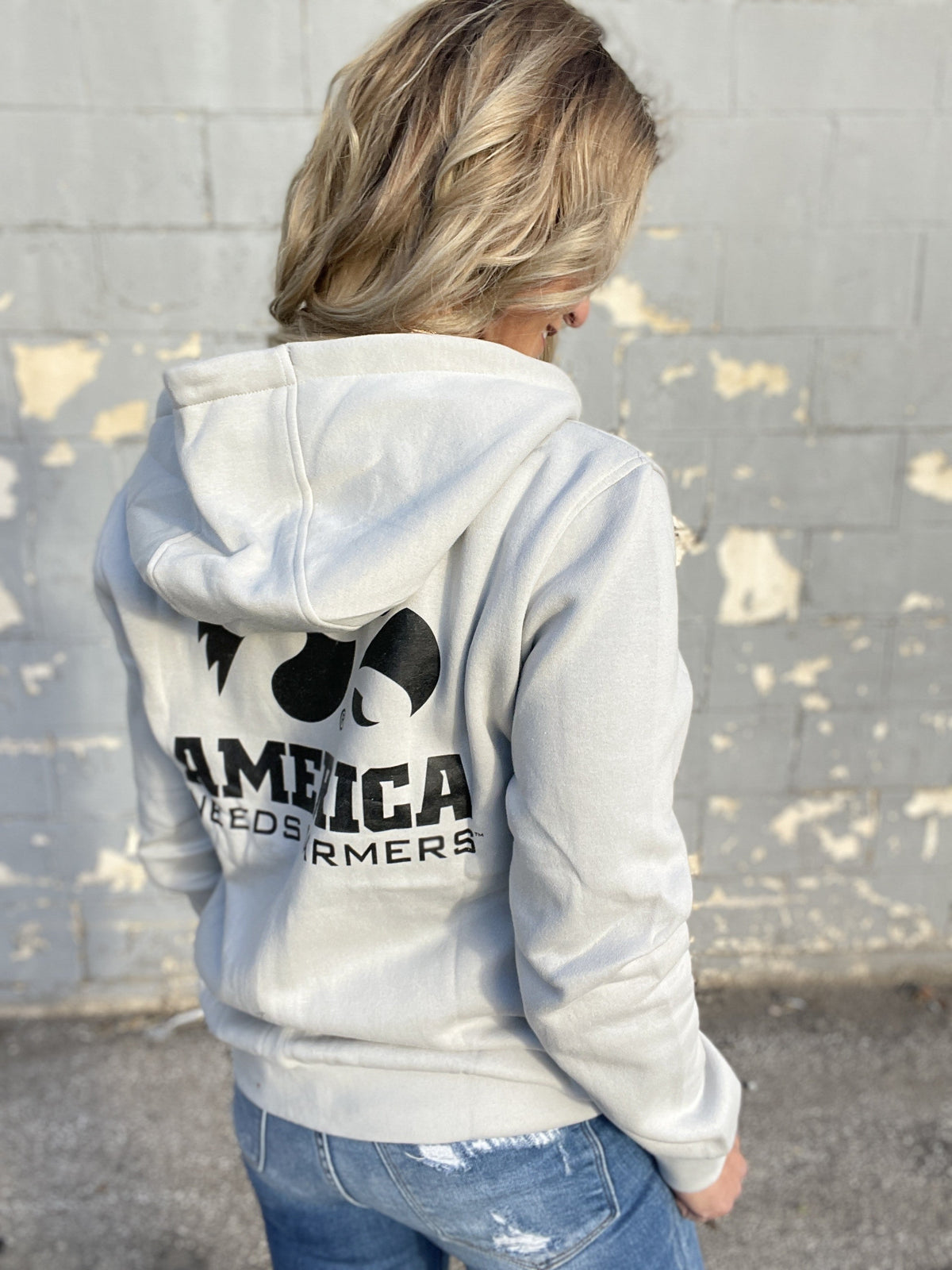 America Needs Farmers Wendy Full Zip Hoodie