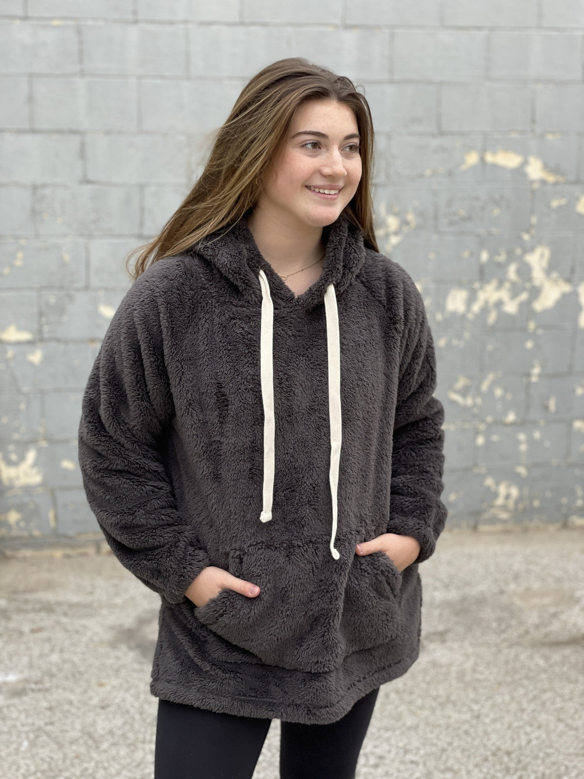 Fuzzy Wuzzy Grey Hoodie
