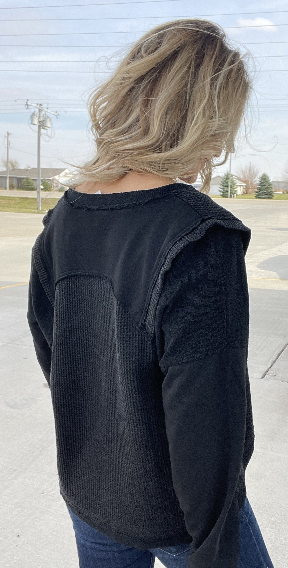 Pol Prove Me Wrong Waffle Knit Top in 2 Colors *Final Sale*