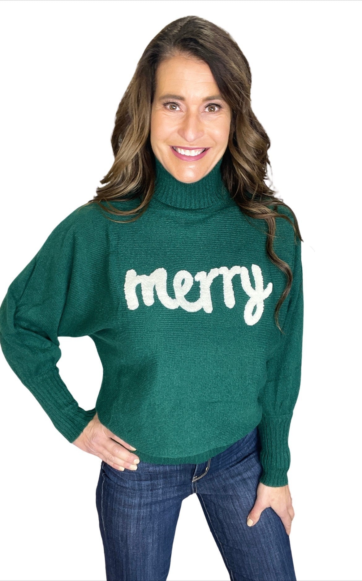 Merry Sweater In Deep Green