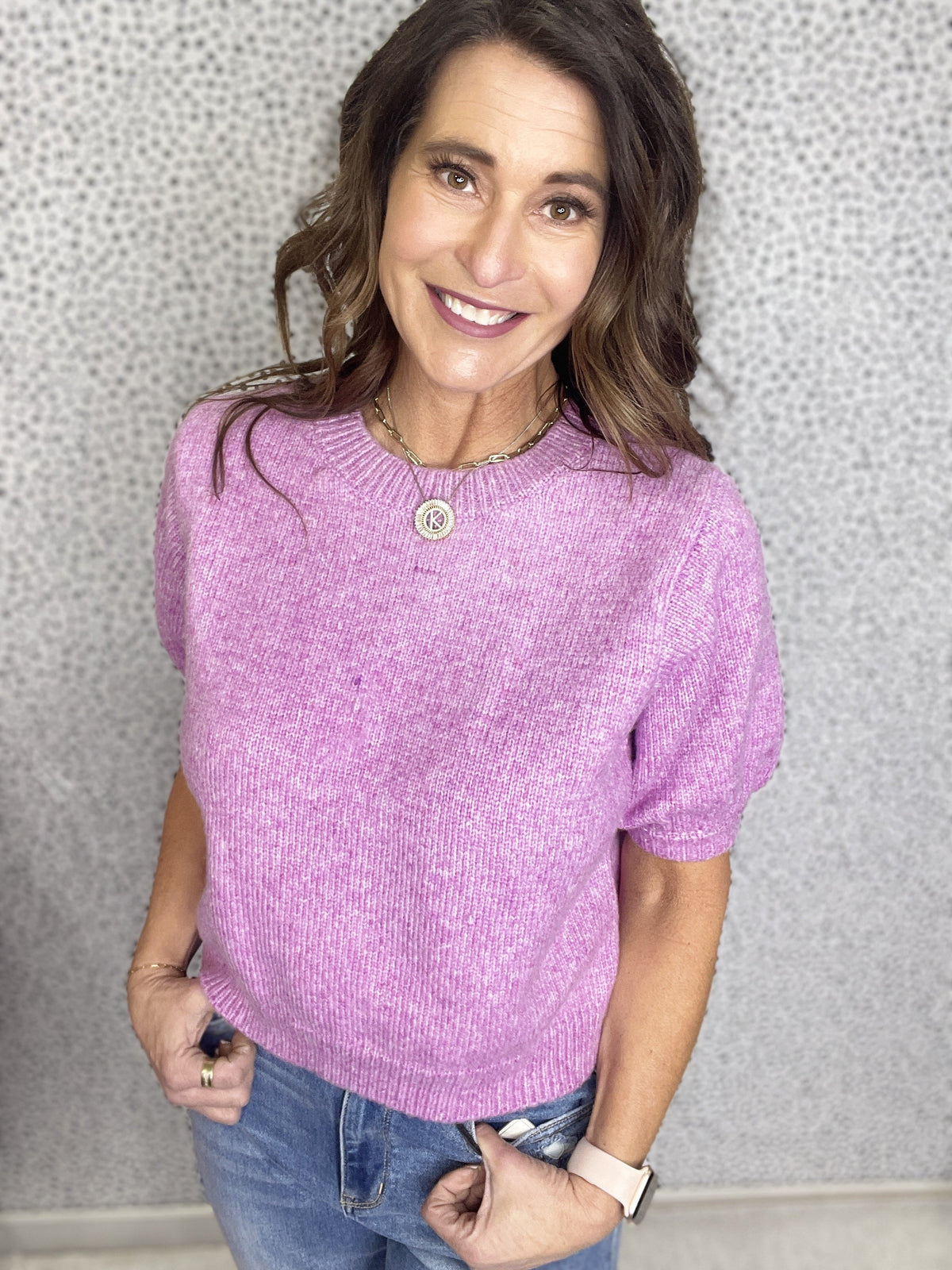 Saturday Ready Puff Short Sleeve Sweater In 4 Colors *Final Sale*