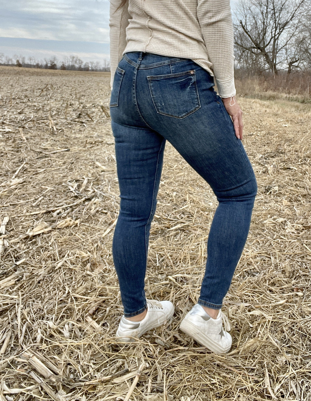 Judy Blue Sienna High Rise Non-Distressed Tummy Control Skinny Jean 692
