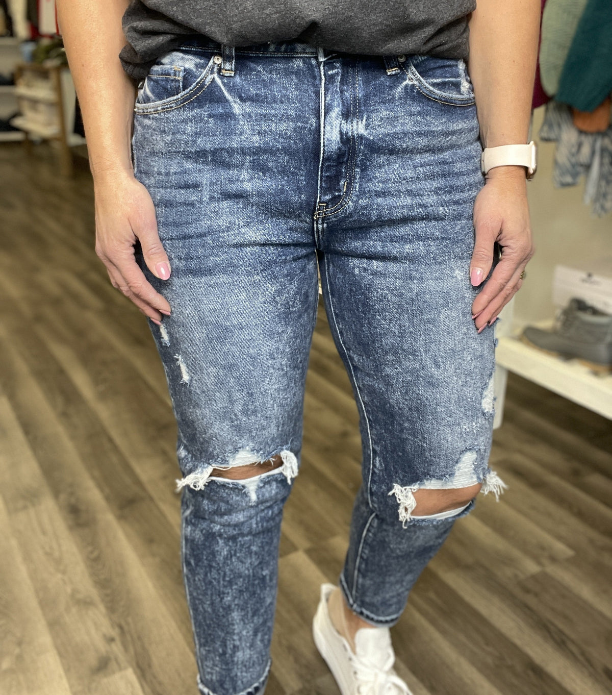 KanCan Molly Distressed Mom Jean 304 *Final Sale*