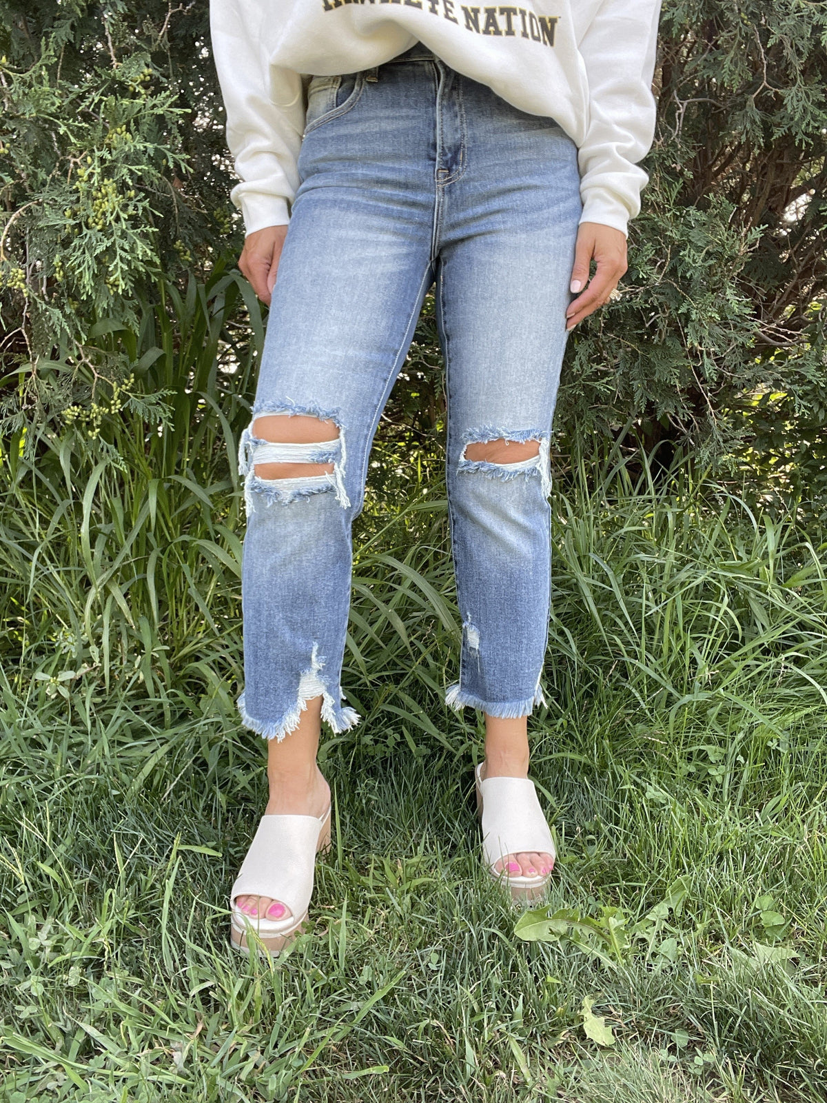 Risen Natalie Straight Ankle Jeans 079 *Final Sale*