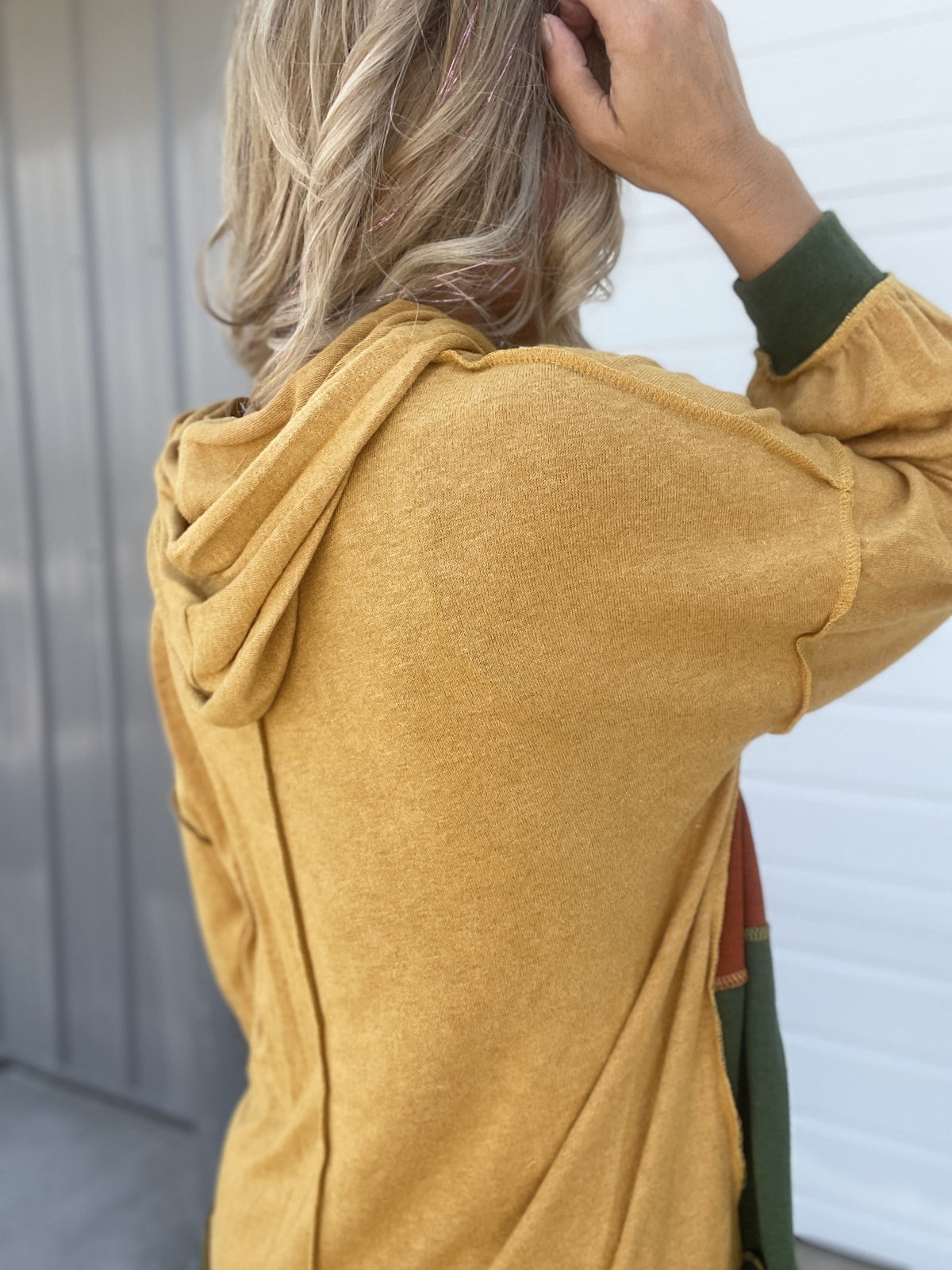 Layered Sunset Stretch Hoodie *Final Sale*