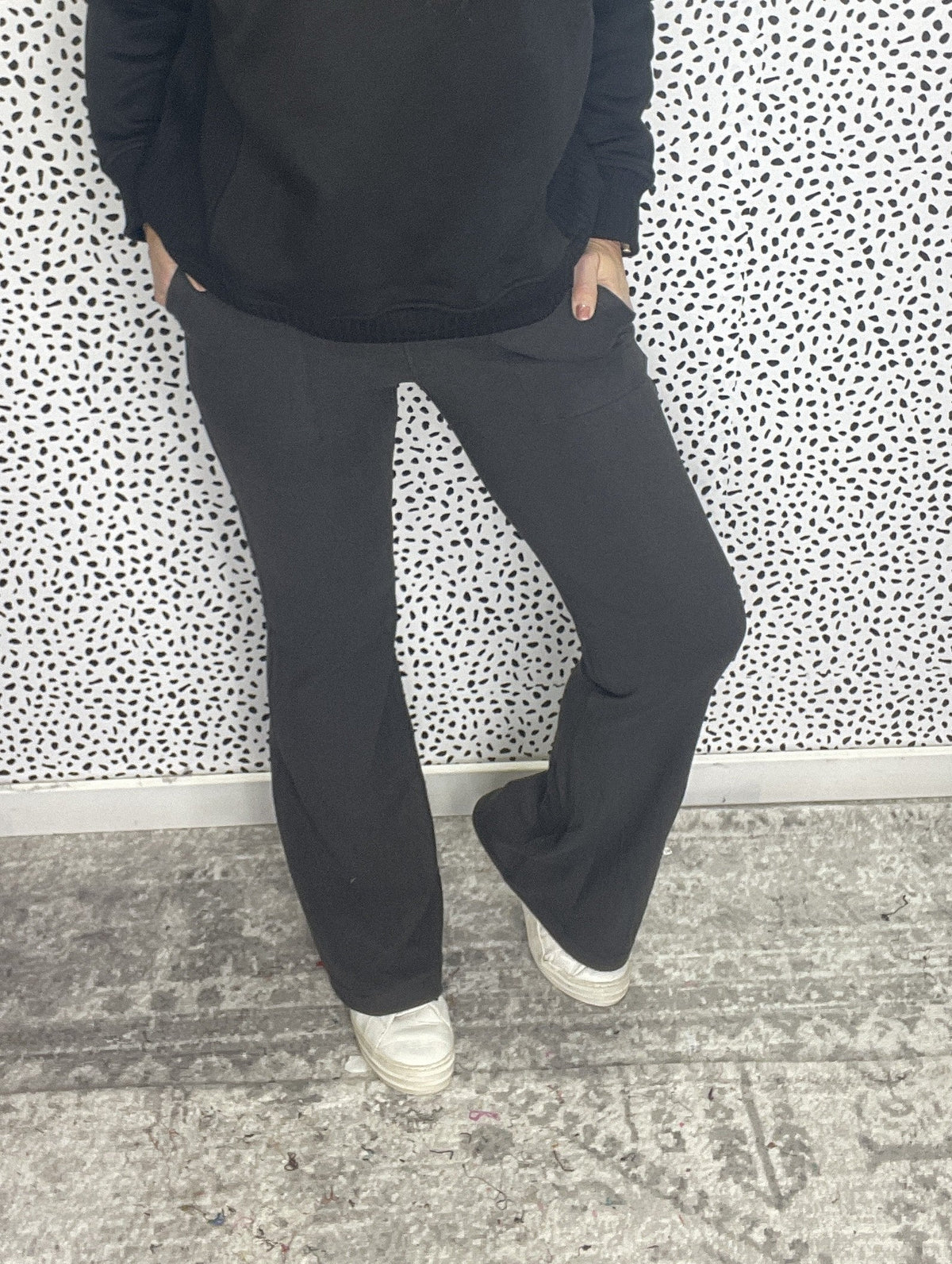Luxi Rib Brushed High Rise Flare Legging Pant