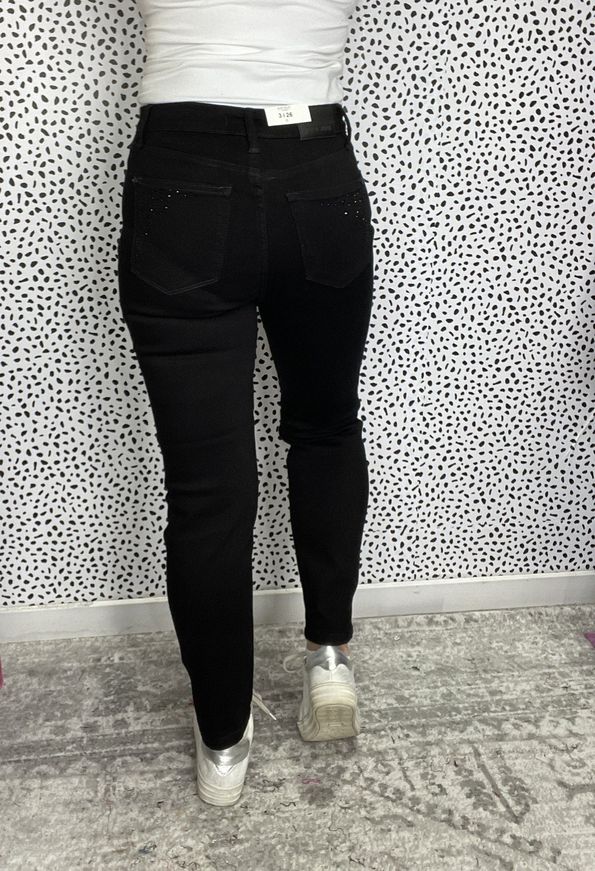Judy Blue Gimme Bling Slim Fit Black Jeans 809 *Final Sale*