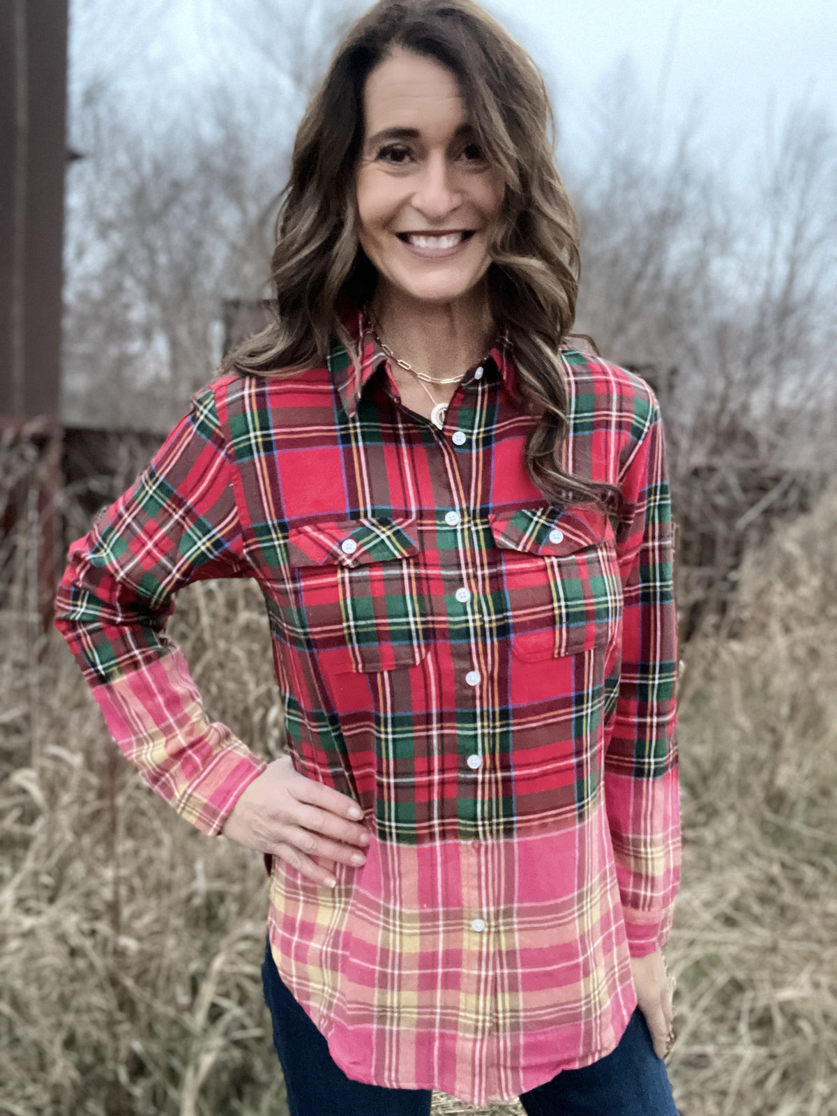 Red and Green Flannel